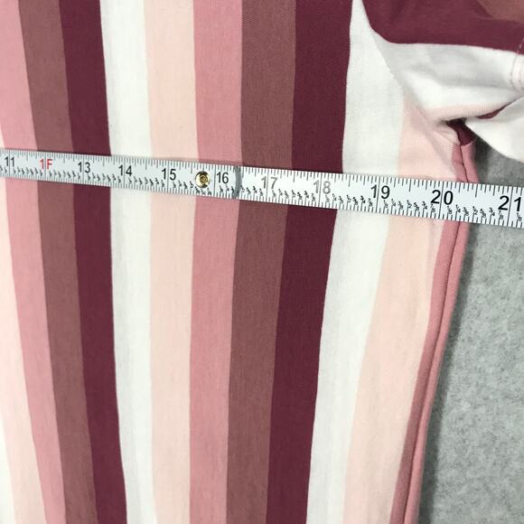 San Francisco Striped Tee - Burgundy and Pink - Picture 9 of 9